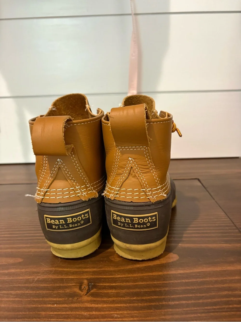 Women’s Waterproof Brown LL Bean Boots - Tan & Dark Brown